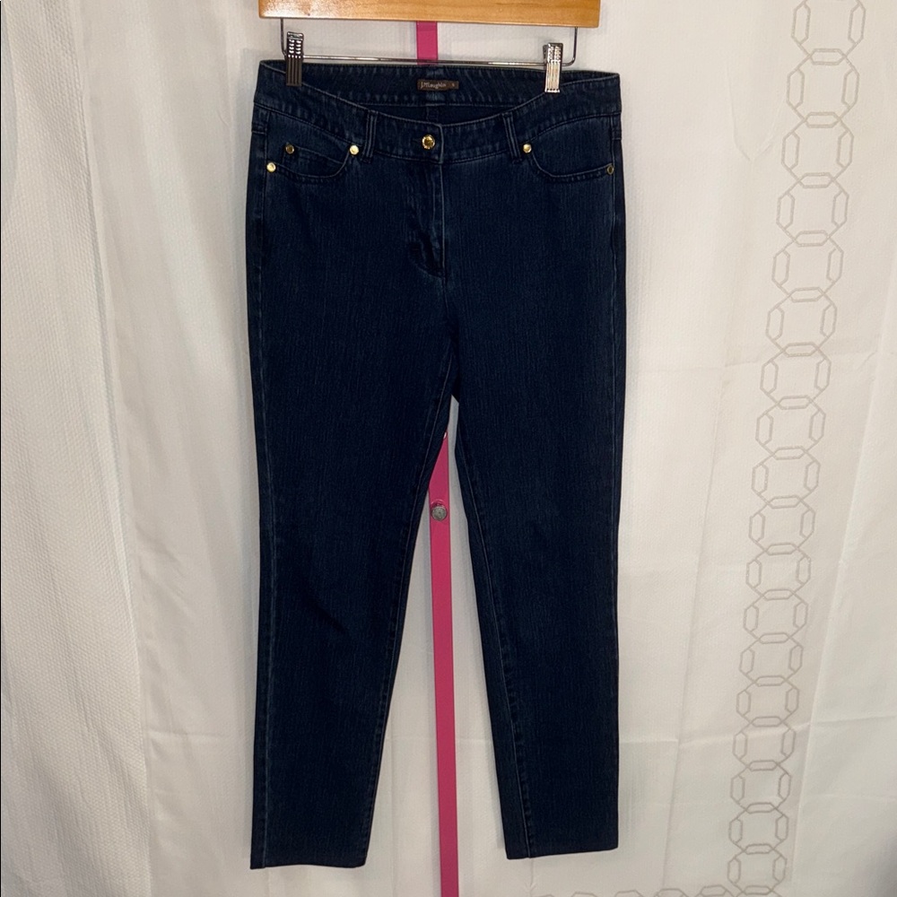 J. McLaughlin Dark Blue Straight Leg Jeans